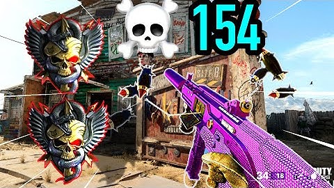 154 KILLS ☠️ DOUBLE NUKE ☢️ ☢️ On Black Ops Cold War NUKETOWN (BEST LC10 CLASS SETUP)