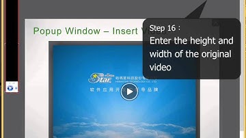 Advanced Popup Window Add Video