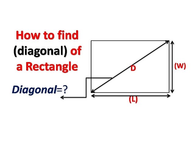 Rectangulo con diagonal