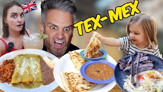 Brits Try [REAL TEX MEX] For The First Time! & GOT RECOGNISED