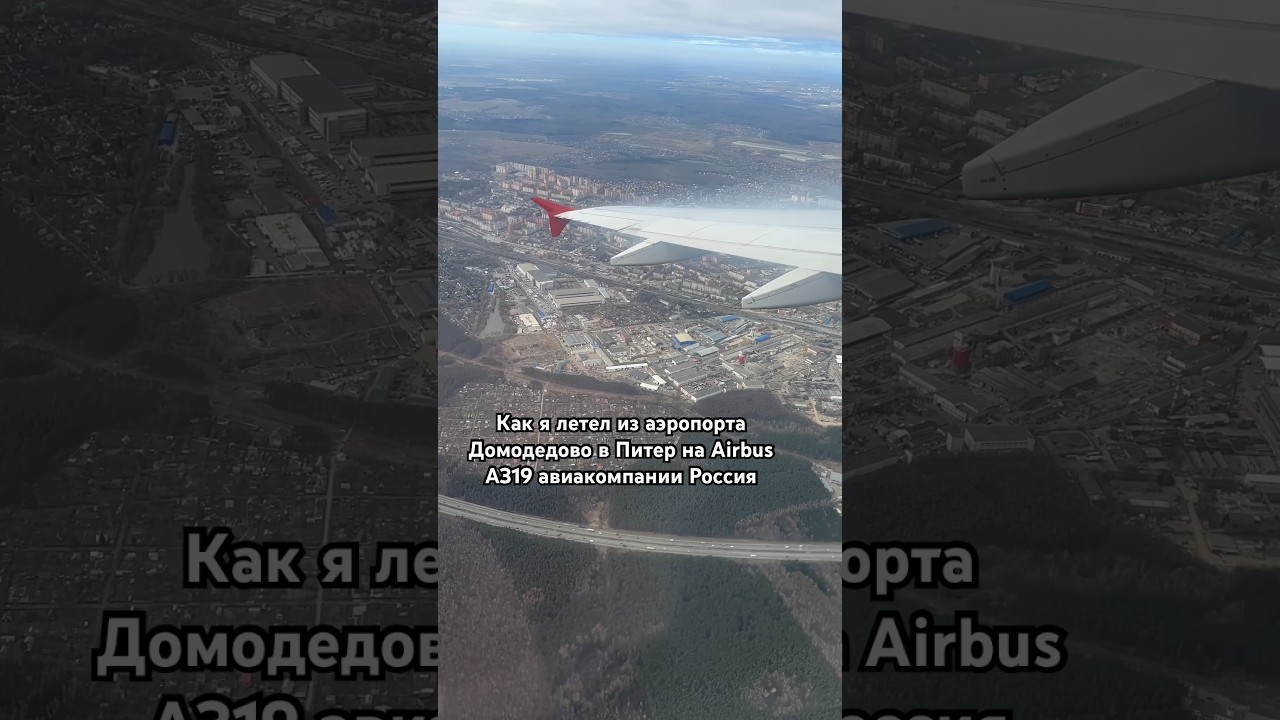 Как я летел из аэропорта Домодедово в Питер на Airbus A319 авиакомпании Россия