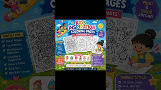 Inspire Creativity, Confidence, and Positive Thinking! #digitalart #coloring #fypシ #kidslearning