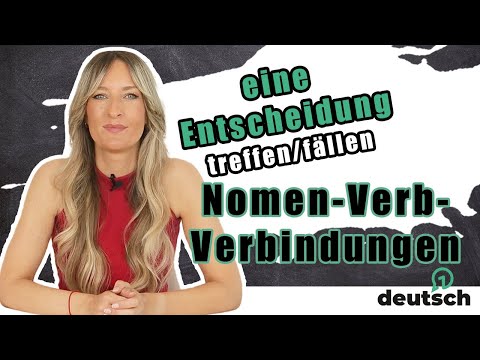 B1/B2 Nomen-Verb-Verbindungen - Diese musst du kennen!