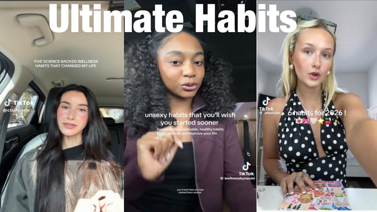 Life changing habits for 2026 ✨