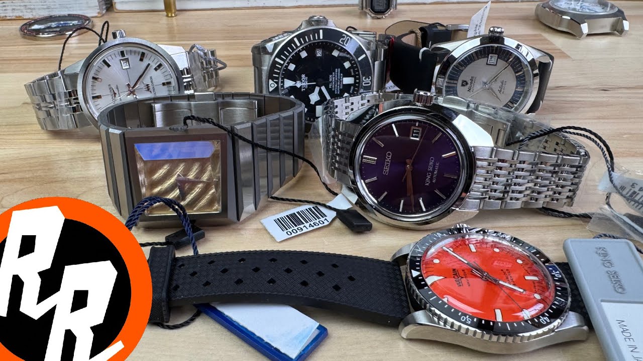 Распаковка часов Longines, King Seiko, Toledano&Chan, Tudor, Nivada Grenchen, Vulcain (изысканные...