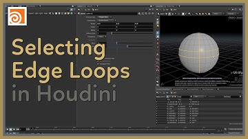 #82 Selecting Edge Loops in Houdini