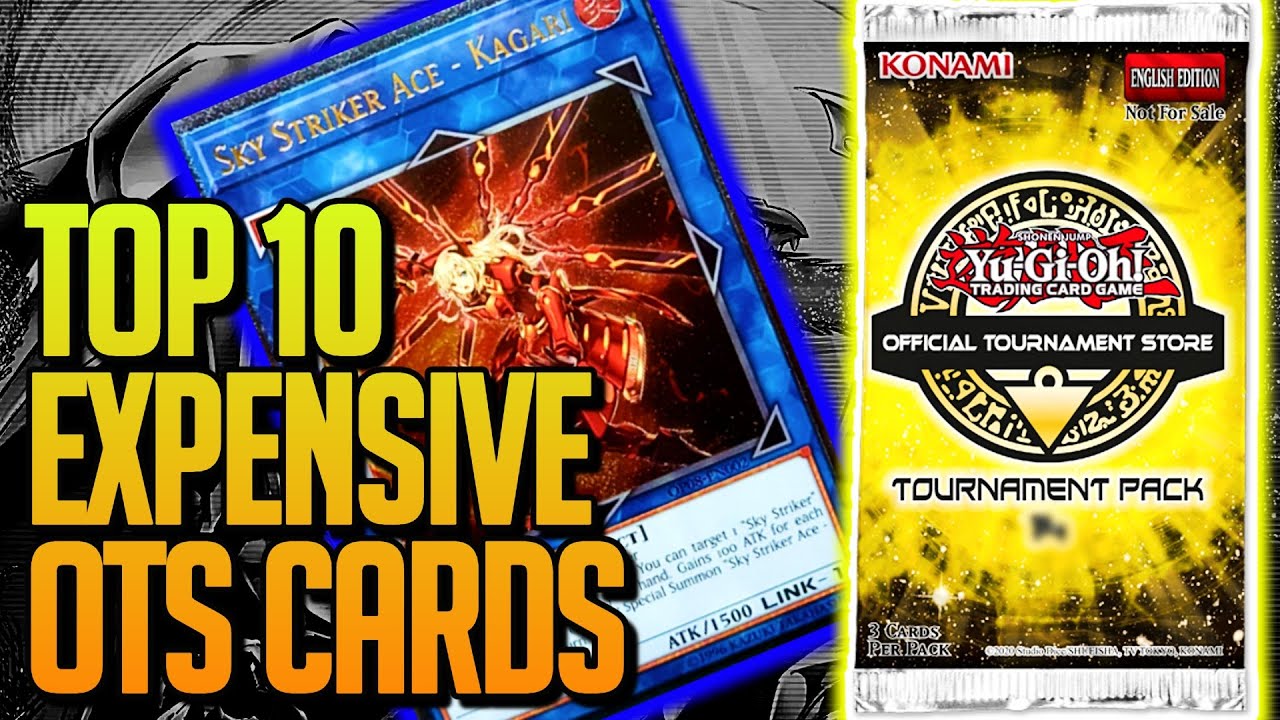 Top 10 Most Expensive YuGiOh! Cards from OTS Tournament Packs YouTube