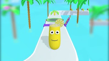 Juice Run Games All Levels Gameplay Android IOS, Walkthrough Mobile Bottle Run