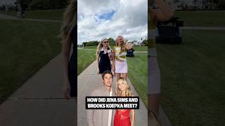 JENA AND BROOKS KOEPKA LOVE STORY #shorts