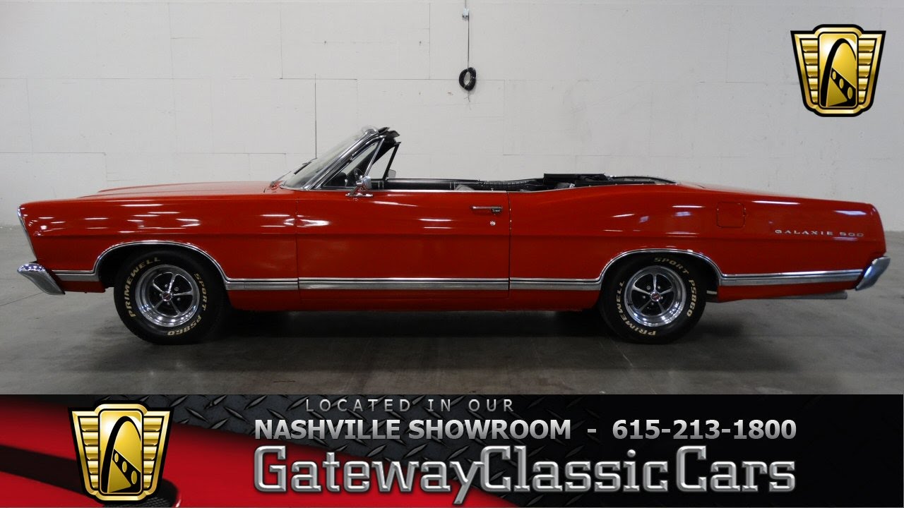 1967 Ford Galaxie 500 Convertible Gateway Classic Cars Of Nashville 5