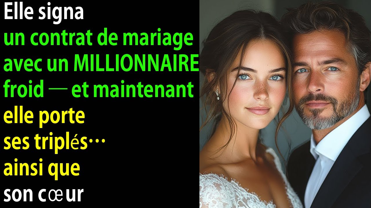 Elle signa un contrat avec un millionnaire froid – maintenant elle porte ses triplés et son cœur.