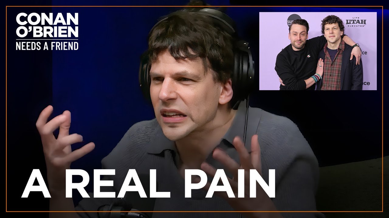 Kieran Culkin “Manhandled” Jesse Eisenberg At An Audition | Conan O'Brien Needs A Friend