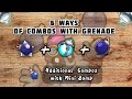 6 Ways of Combo with Grenade [Plain Bomb, Sticky Bomb, Grenade And Mini Bomb ] | GUIDE