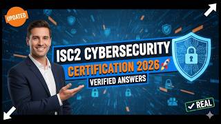 ISC2 Cybersecurity Certification 2026 🚀 Latest Exam Questions & Verified Answers