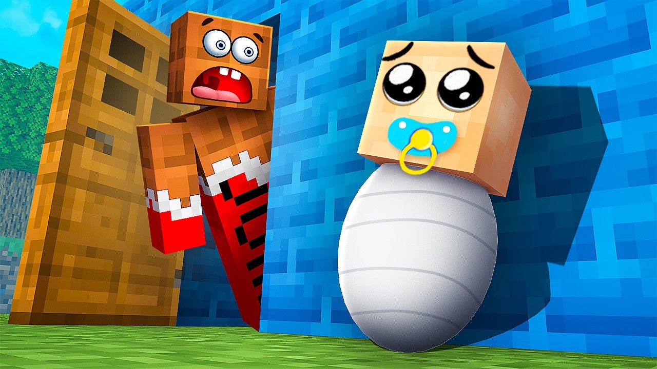 ШОК! 😱 НАМ ПОДКИНУЛИ РЕБЁНКА ПОД ДВЕРЬ! ЧТО ДЕЛАТЬ В МАЙНКРАФТ?