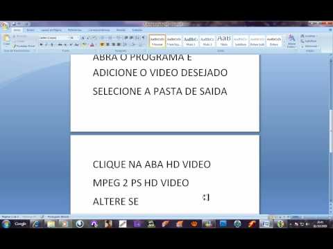 CONVERSÃO DE VIDEOS PARA SEMP TOSHIBA  DC 2007 M DC 2008 H