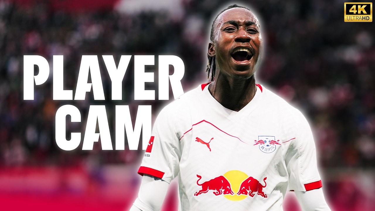 All Eyes On Yan Diomande 💎 | Exclusive Player Cam Against Augsburg 🔥🎥
