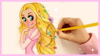 How to draw and color Disney Princesses Hair ❤ Rapunzel(ღ ✫ ϡ: (\_(\ ♥ ❤ ✪ (=' :')✩ ☀ : ✱ ☾,(”)(”)¤°.¸¸.•´¯`»☆LIKE , COMMENT , SUBSCRIBE ! :D LOVE YOU GUYS! ✿ 2° CHANNEL(vlog in italiano!) : https://www.youtub..., 2015-01-19T14:56:35.000Z)