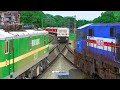Train High Speed Crossing in Railway Gate | BUMPY RAILROAD | Train Simulator l Railwork Mr Bist