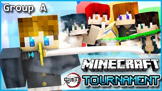 The ULTIMATE Minecraft DEMON SLAYER 1VS1 TOURNAMENT | Group A