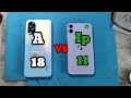 IPHONE 11 VS oppo a18 speed test