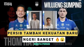 Welcome THOM HAYE & FEDERICO BARBA | THE PROFESSOR IS BLUE | Berita Persib Bandung #persib #thomhaye