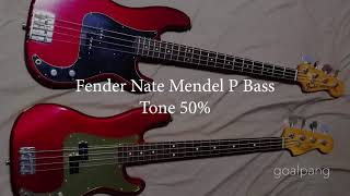 Сравнение Fender P Bass (Nate Mendel и re62 CIJ)