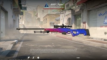 AWP Fade CS2 Skin Inspect