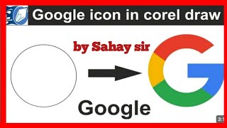 coreldraw me Google logo kaise banaye| how to make Google logo in coreldraw#googlelogo #coreldraw12
