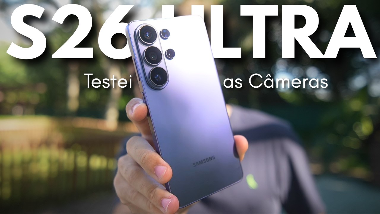 MELHOR QUE IPHONE? O Galaxy S26 ULTRA é o REI DAS CÂMERAS?!