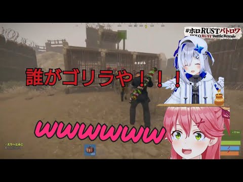ゴリラと言うワードに過剰に反応する天音かなたとそれにツボるさくらみこw【ホロライブ/さくらみこ/天音かなた/切り抜き】