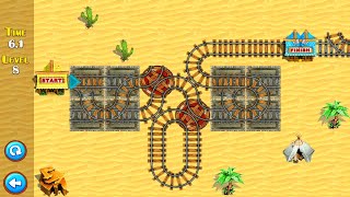 Puzzle Rail Rush - Train Puzzle Game - Android Gameplay #290 screenshot 2