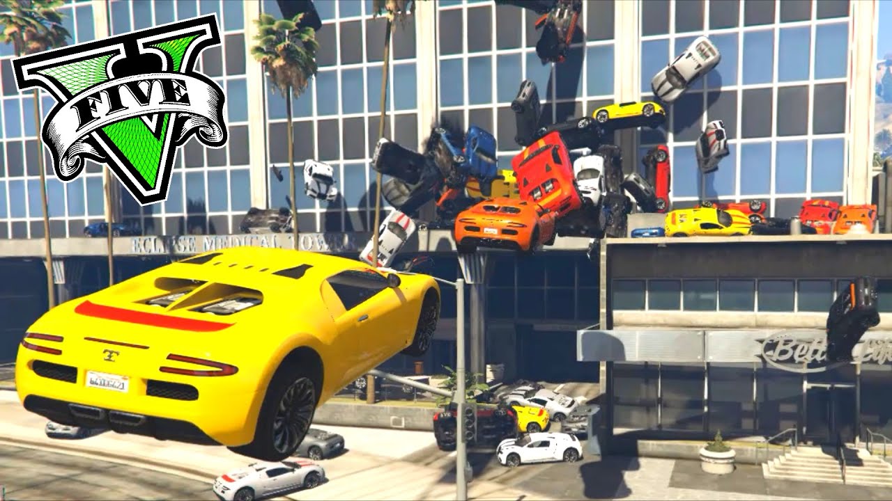 GTA 5 FUNNY MOMENTS & FAILS #10 - Random Gameplay GTA V - Tramcaman