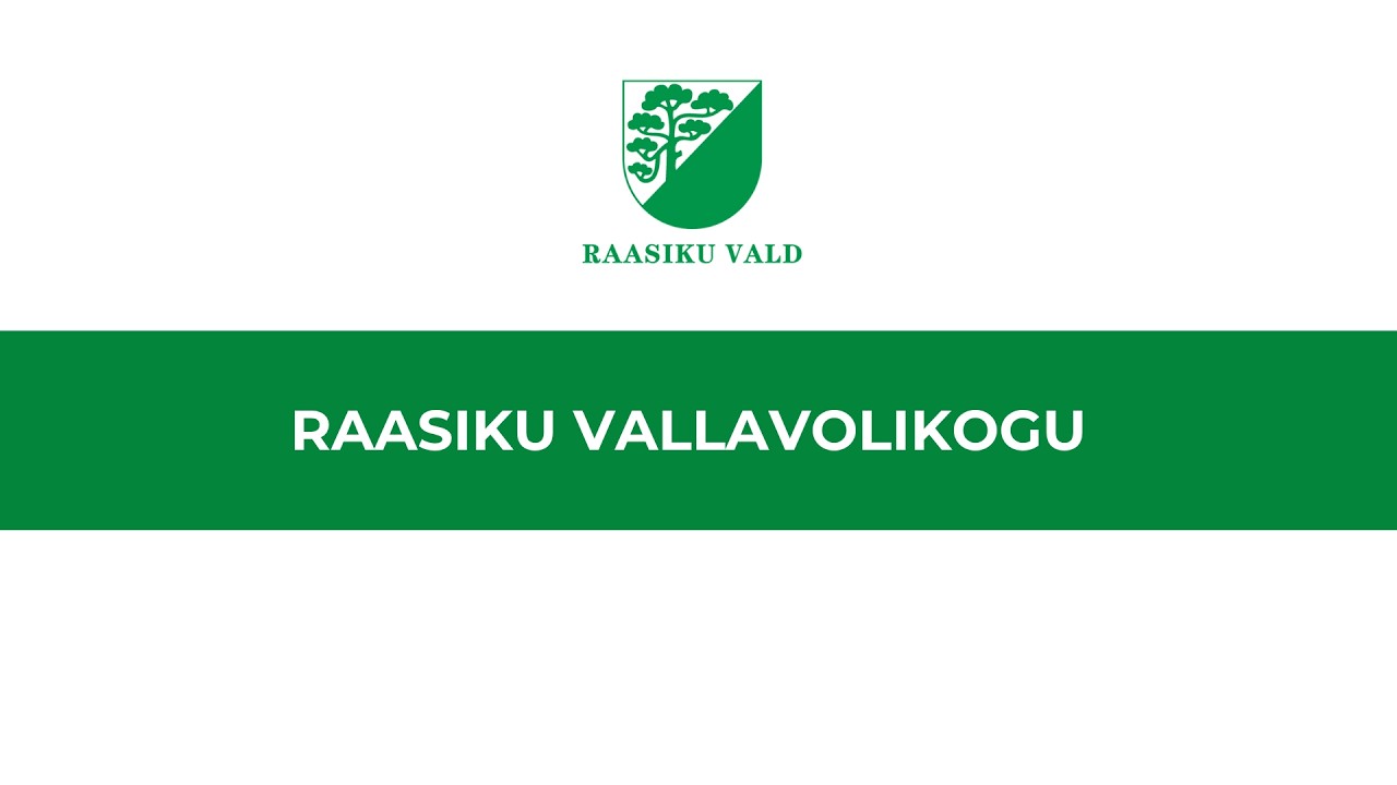 Raasiku vallavolikogu istung 14.04.2026