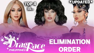 Drag Race Philippines S3 *UPDATED* Elimination Order & TOP 4 - RuPaul's Drag Race