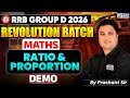 RRB Group D Maths Classes 2025 | Ratio &amp; Proportion | By Prashant Sir | KGS Railway Exams
