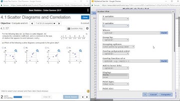 Constructing Scatter Plots with StatCrunch