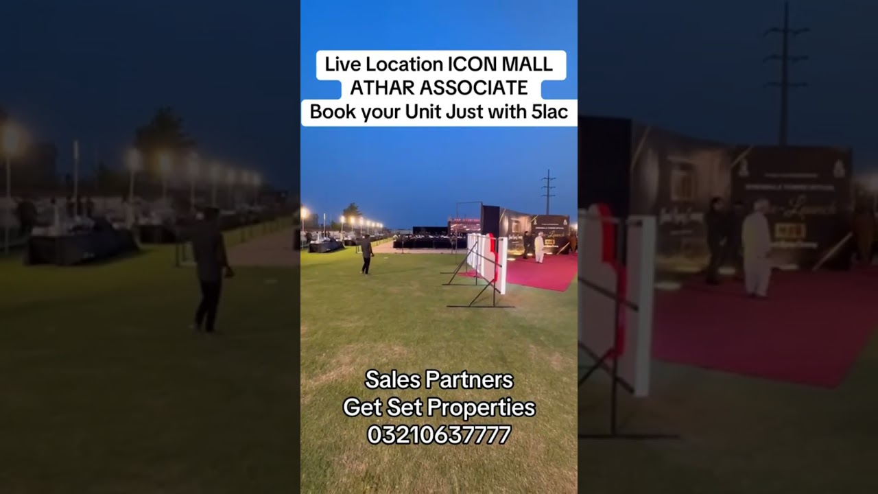 Icon Mall 22 kanal project at very prime location by Most Authentic Developers