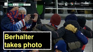 I am unsure how I feel about Berhalter taking photo