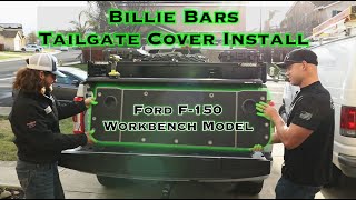 Billie Bars F-150 Tailgate Cover Install "Workbench Model"
