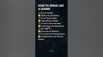 How to speak like a leader.. | #motivation #mindset #growth #leader
