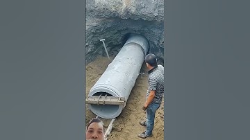 lắp ống ngầm cực nhanh #shortvideo #construction