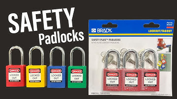 BRADY® SafetyPlus™ Lockout Tagout Safety Padlocks, SafetyQuip Australia
