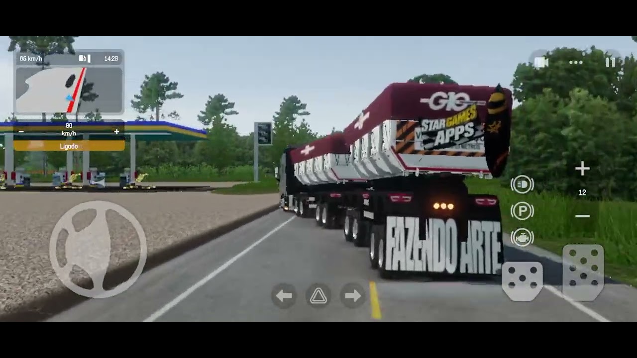 FH 540 no rodo caçamba #globaltruck