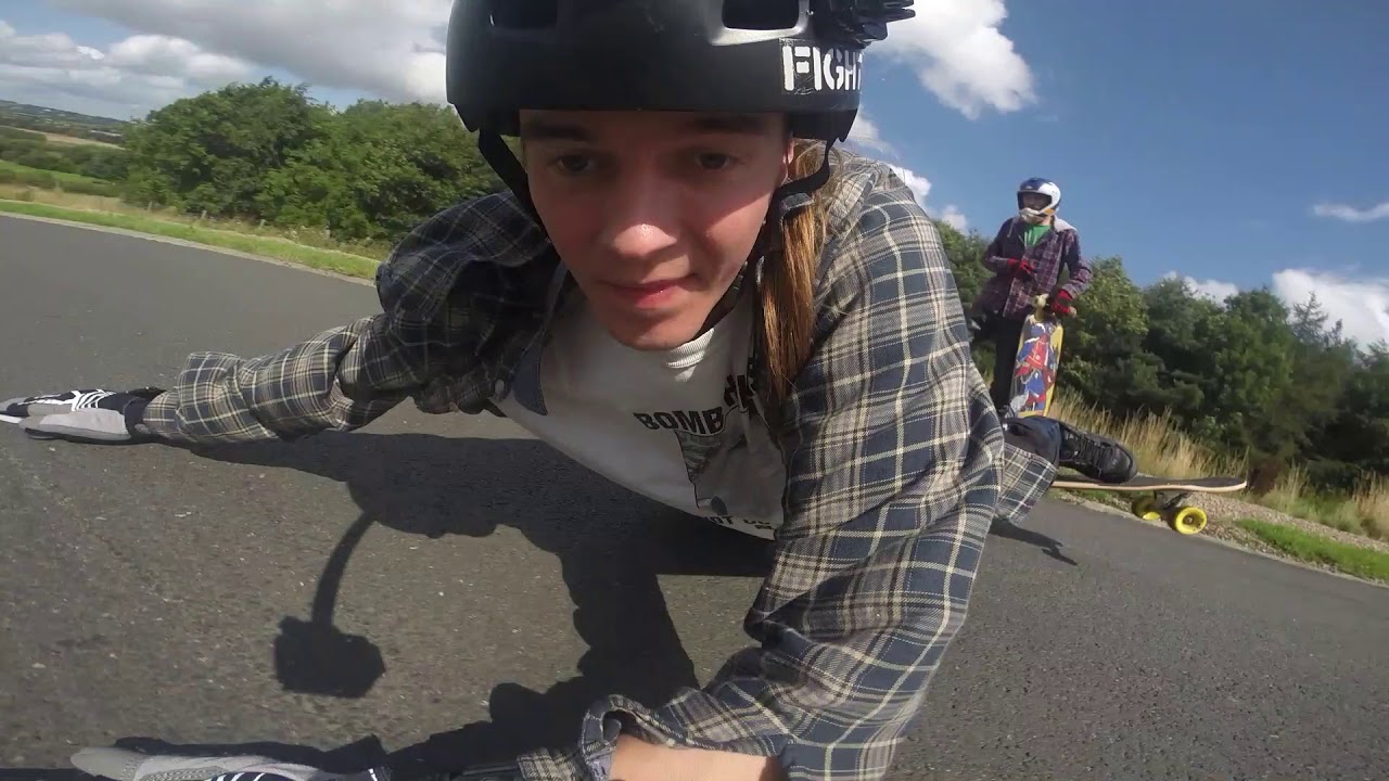 Downhill Longboarding @ Harewood Hill
