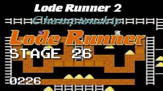 Lode Runner 2 - Stage 26 [0226]