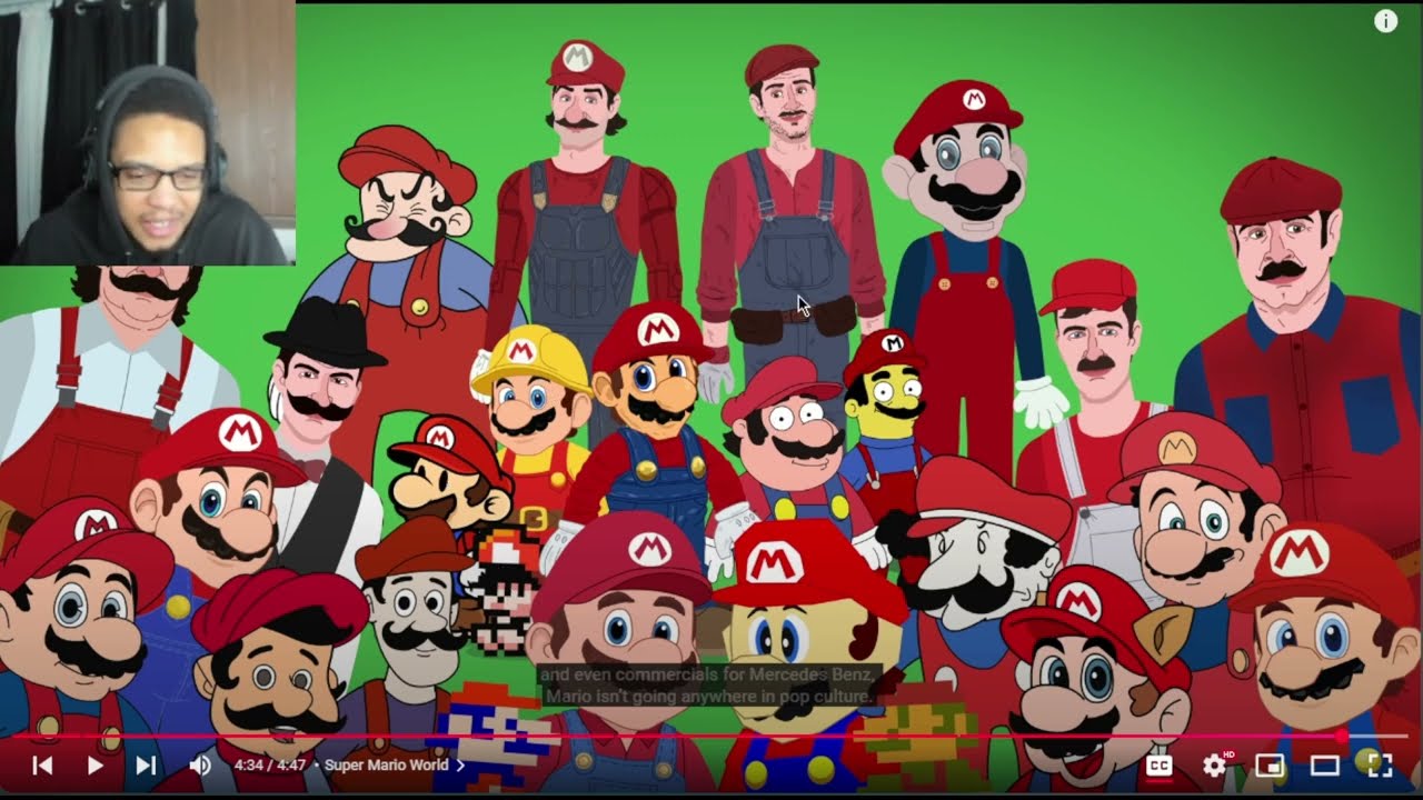 The Evolution Of Super Mario (ANIMATED) REACTION