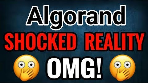 Algorand Alert For Holders || Algo Price Prediction! Algo Today Update