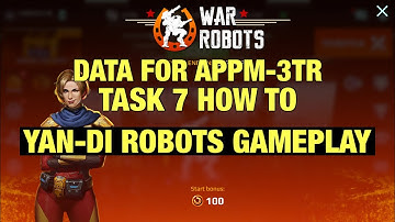 Data for APPM-3TR Task 7 Yan-Di How to + Falcon Strider Ravana Spectre Gameplay | War Robots