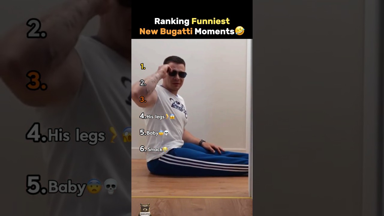 Рейтинг самых смешных новых моментов Bugatti🤣